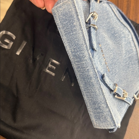 Givenchy Nano Voyou Tote Bag in Medium Blue Denim NWT - Picture 13 of 13